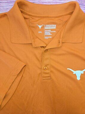 Texas Longhorn Apparel Mens Burnt Orange Polo XXL